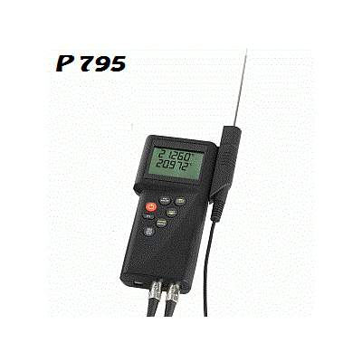Mietgeräte, Dostmann P795, 2-Kanäle, -50 ... 350° / 0.001°