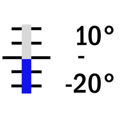 -20° +10° C / 0.1°, 390 mm