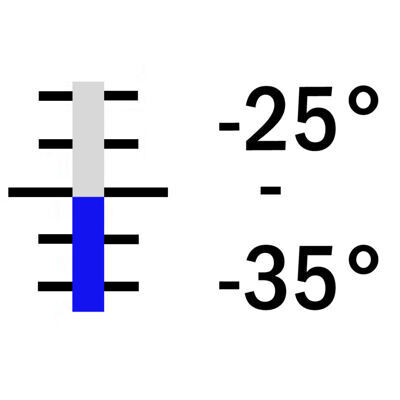 -35° -25° C / 0.1°, 320 mm