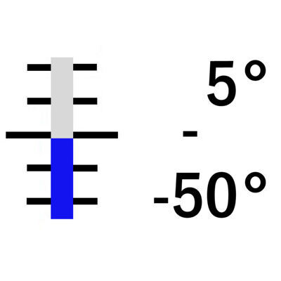 -50° +5° C / 0.2°, 320 mm