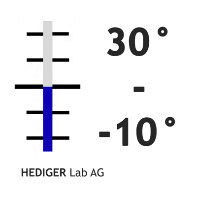 -10° +30° C / 0.1°, 300 mm