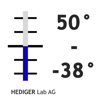 -38° +50° C / 0.1°, 550 mm