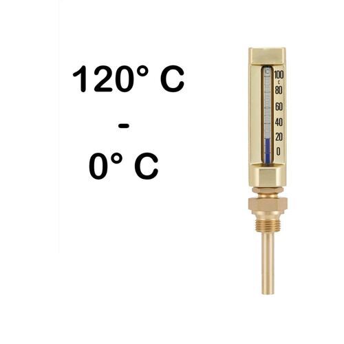 0° bis 120° C - Gerade