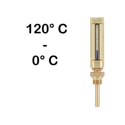0° bis 120° C - Gerade