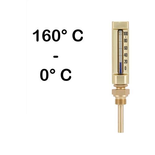 0° bis 160° C - Gerade