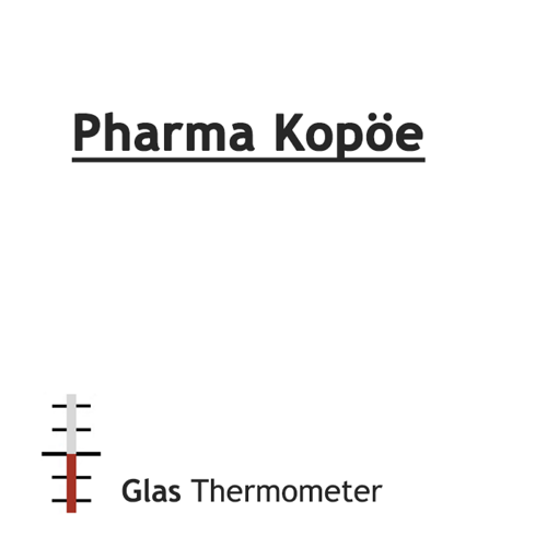 Pharmakopöe Thermometer