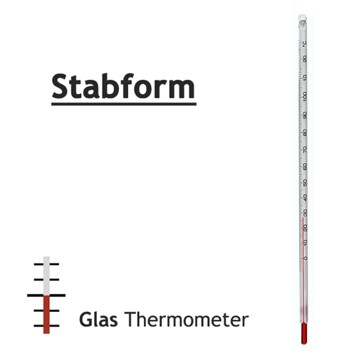 Laborthermometer, Stabform