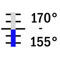 +155° +170° C / 0.5°, 175 mm
