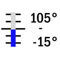 -15° +105° C / 1°, 180 mm