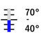 +40° +70° C / 0.1°, 390 mm