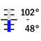 +48° +102° C / 0.2°, 410 mm