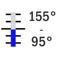 +95° +155° C / 0.2° (0°), 401 mm